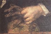 REMBRANDT Harmenszoon van Rijn Details of The Sampling Officials of the Amsterdam Drapers' Guild (mk33) oil